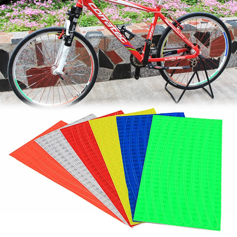 Reflective Stickers For Bike Bicycle Motorcycle Wheel Tyre Bicycle Wheels Reflective Tape Cycling Safety Warning Stickers Parts
Reflective Stickers For Bike Bicycle Motorcycle Wheel Tyre Bicycle Wheels Reflective Tape Cycling Safety Warning Stickers Parts