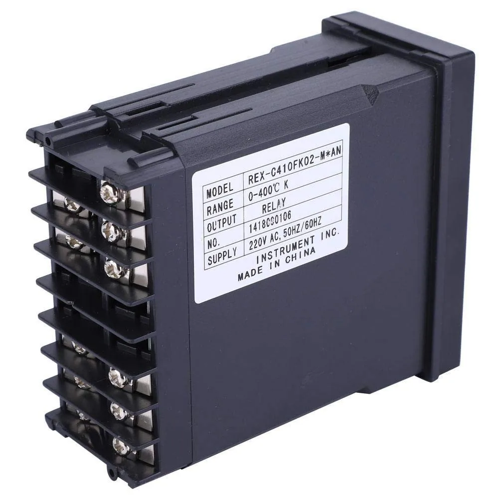 REX-C410 Temperature Controller Adjustable Relay Control Output Digital Thermostat AC220V Temperature Control Fixing Bracket
REX-C410 Temperature Controller Adjustable Relay Control Output Digital Thermostat AC220V Temperature Control Fixing Bracket