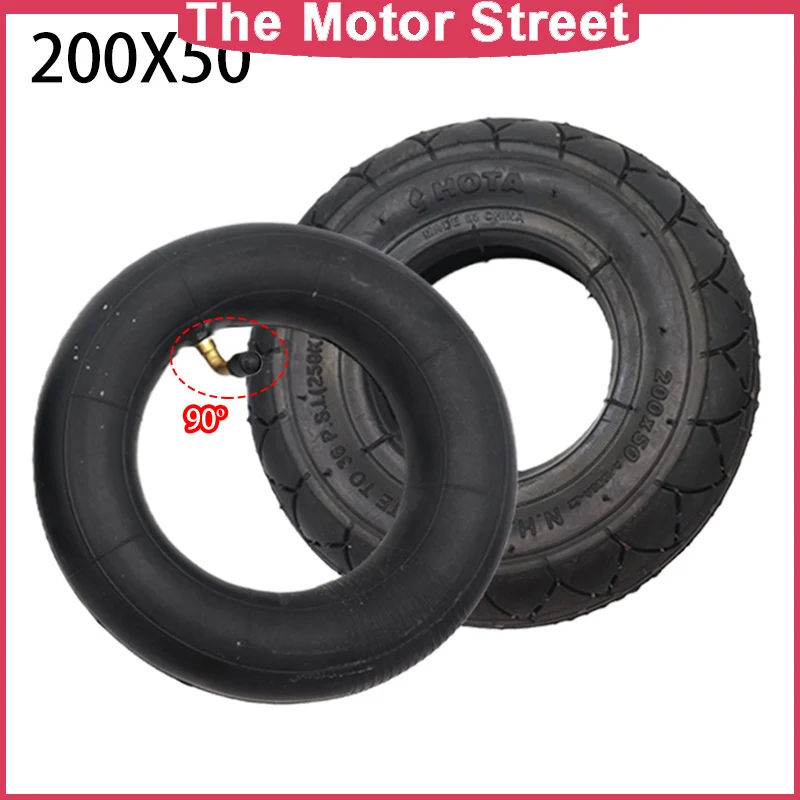 Motorcycle Tires 8 inch Inner Tubes with 45/90 degree valve tire 200x50 inch thicken Electric scooter Tire Rubber Tube
Motorcycle Tires 8 inch Inner Tubes with 45/90 degree valve tire 200x50 inch thicken Electric scooter Tire Rubber Tube