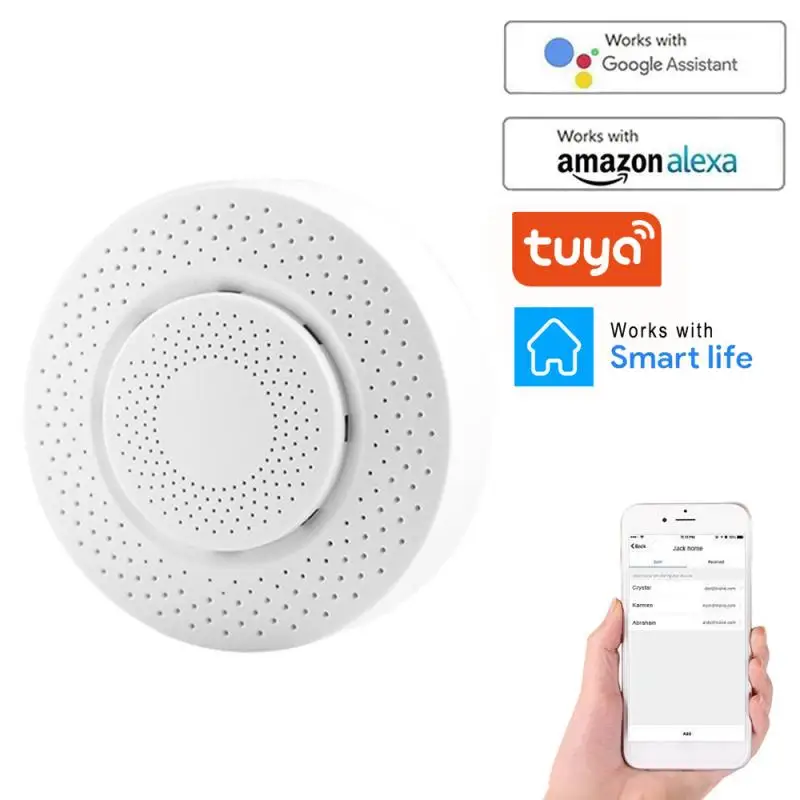 Tuya Wifi Smart Natural Gas Alarm Sensor With Sound And Light Alarm Gas Leak Detector LCD Display Smart Life App
Tuya Wifi Smart Natural Gas Alarm Sensor With Sound And Light Alarm Gas Leak Detector LCD Display Smart Life App