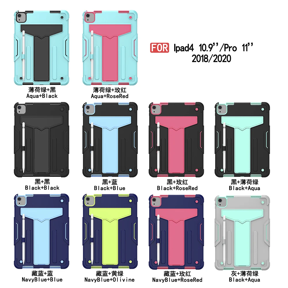 Shockproof iPad Case 10.2 2018 2020 Air4 10.9 Pro 11 3-Layer Protection Kickstand Cover Kids Safe Case cover
Shockproof iPad Case 10.2 2018 2020 Air4 10.9 Pro 11 3-Layer Protection Kickstand Cover Kids Safe Case cover