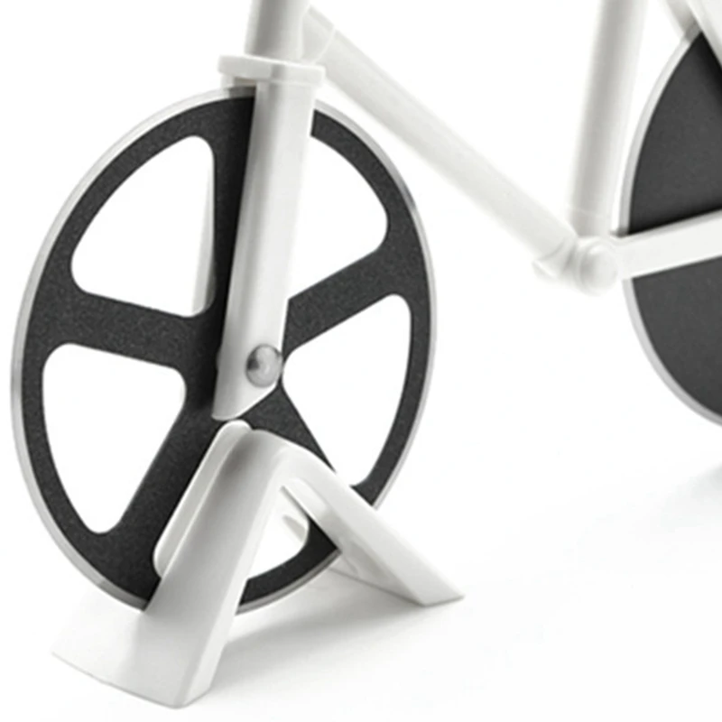 Creative Bicycle Pizza Cutter Stainless Steel Double Wheel Pizza Cutting Knife Pancake Pastry Slicer Pizza Tool Kitchen Gadgets
Creative Bicycle Pizza Cutter Stainless Steel Double Wheel Pizza Cutting Knife Pancake Pastry Slicer Pizza Tool Kitchen Gadgets
