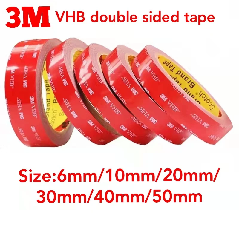 Clear/Grey Two Colors 3M VHB Acrylic Foam 0.8MM Thick High Temperature Transparent Double Sided Tapes Heavy duty For Car/Home
Clear/Grey Two Colors 3M VHB Acrylic Foam 0.8MM Thick High Temperature Transparent Double Sided Tapes Heavy duty For Car/Home