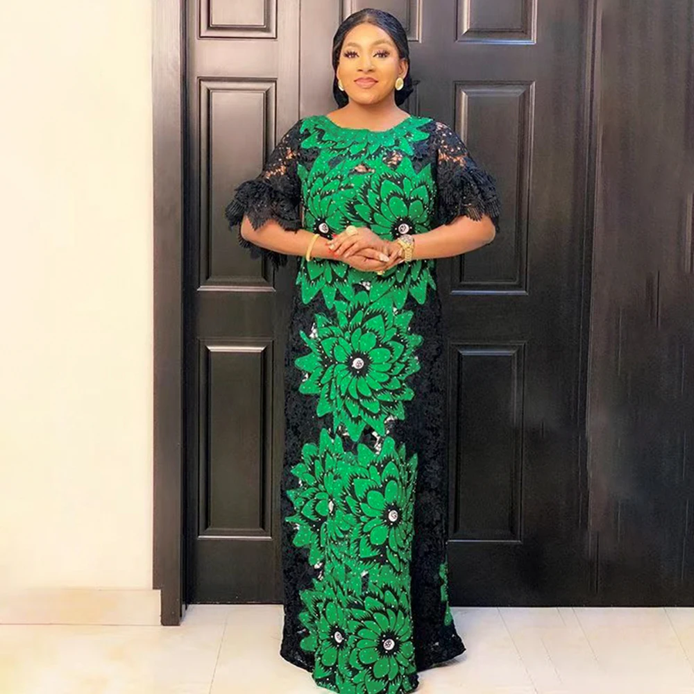 MD African Guipure Lace Dresses Plus Size Women Kaftan Abaya Ankara Wax Patchwork Dashiki Dress 2021 Fashion Party Gowns Outfits
MD African Guipure Lace Dresses Plus Size Women Kaftan Abaya Ankara Wax Patchwork Dashiki Dress 2021 Fashion Party Gowns Outfits