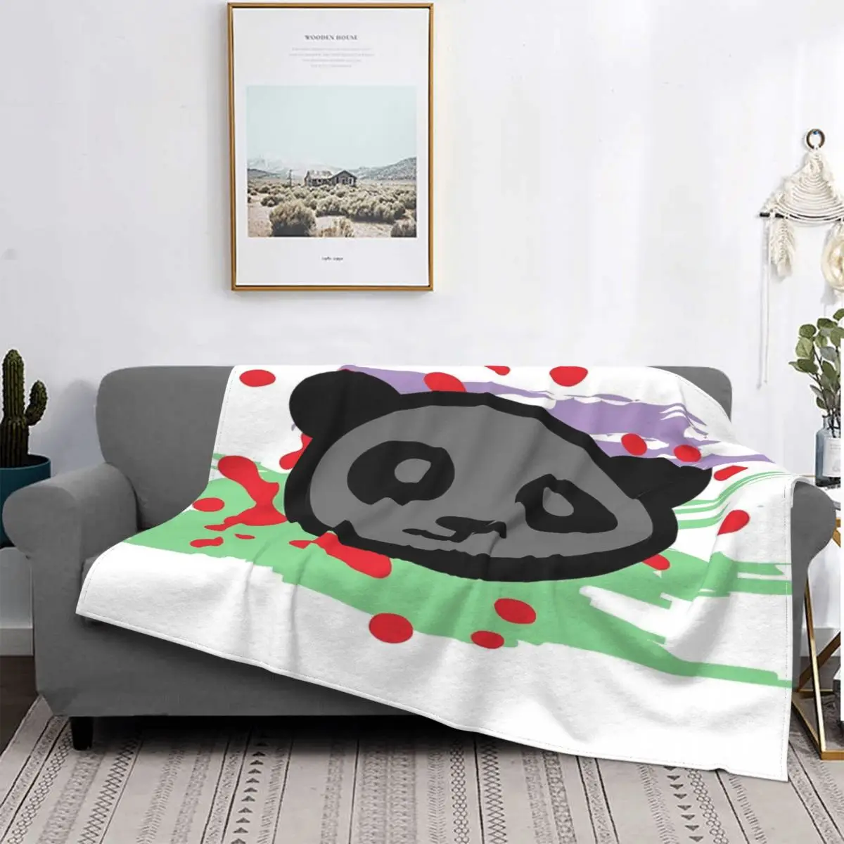 Manta de Animal Panda, colcha para cama a cuadros, cubierta de playa, manta de lana en la cama
Manta de Animal Panda, colcha para cama a cuadros, cubierta de playa, manta de lana en la cama