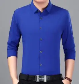 2018 spring and autumn new fashion casual long-sleeved shirts young men slim slim plain shirts DY-404
2018 spring and autumn new fashion casual long-sleeved shirts young men slim slim plain shirts DY-404