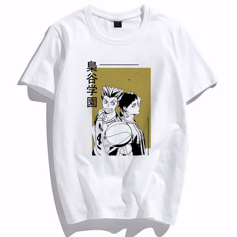 Футболка аниме Fukurodani Haikyuu Bokuto Koutarou футболка японское хлопковые повседневные