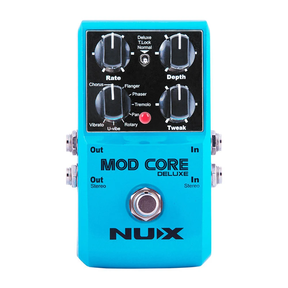 NUX Mod Core Deluxe Digital Peripheral Effect Pedal 8 Modulation Peripheral With Tone Lock For Electric Guitar Accessories
NUX Mod Core Deluxe Digital Peripheral Effect Pedal 8 Modulation Peripheral With Tone Lock For Electric Guitar Accessories