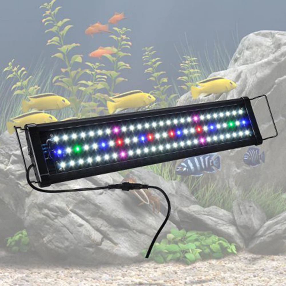 24/36inch Plants Growing Lights 78/129 LEDs Aquarium Light Lamp Full Spectrum Freshwater Fish Tank Lamp with Extendable Bracket
24/36inch Plants Growing Lights 78/129 LEDs Aquarium Light Lamp Full Spectrum Freshwater Fish Tank Lamp with Extendable Bracket