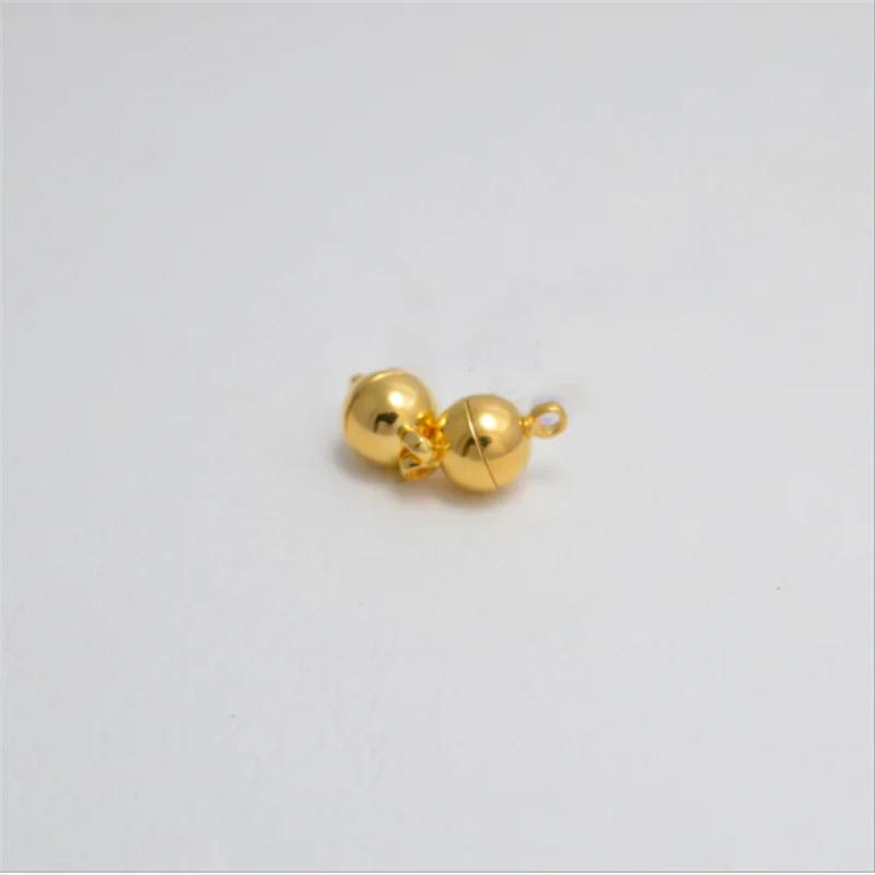 10pcs Bracelet magnet clasps gold/silver plated Metal 6mm 8mm ball Magnet Buckle Strong Magnetic Clasps for Jewelry Making DIY
10pcs Bracelet magnet clasps gold/silver plated Metal 6mm 8mm ball Magnet Buckle Strong Magnetic Clasps for Jewelry Making DIY