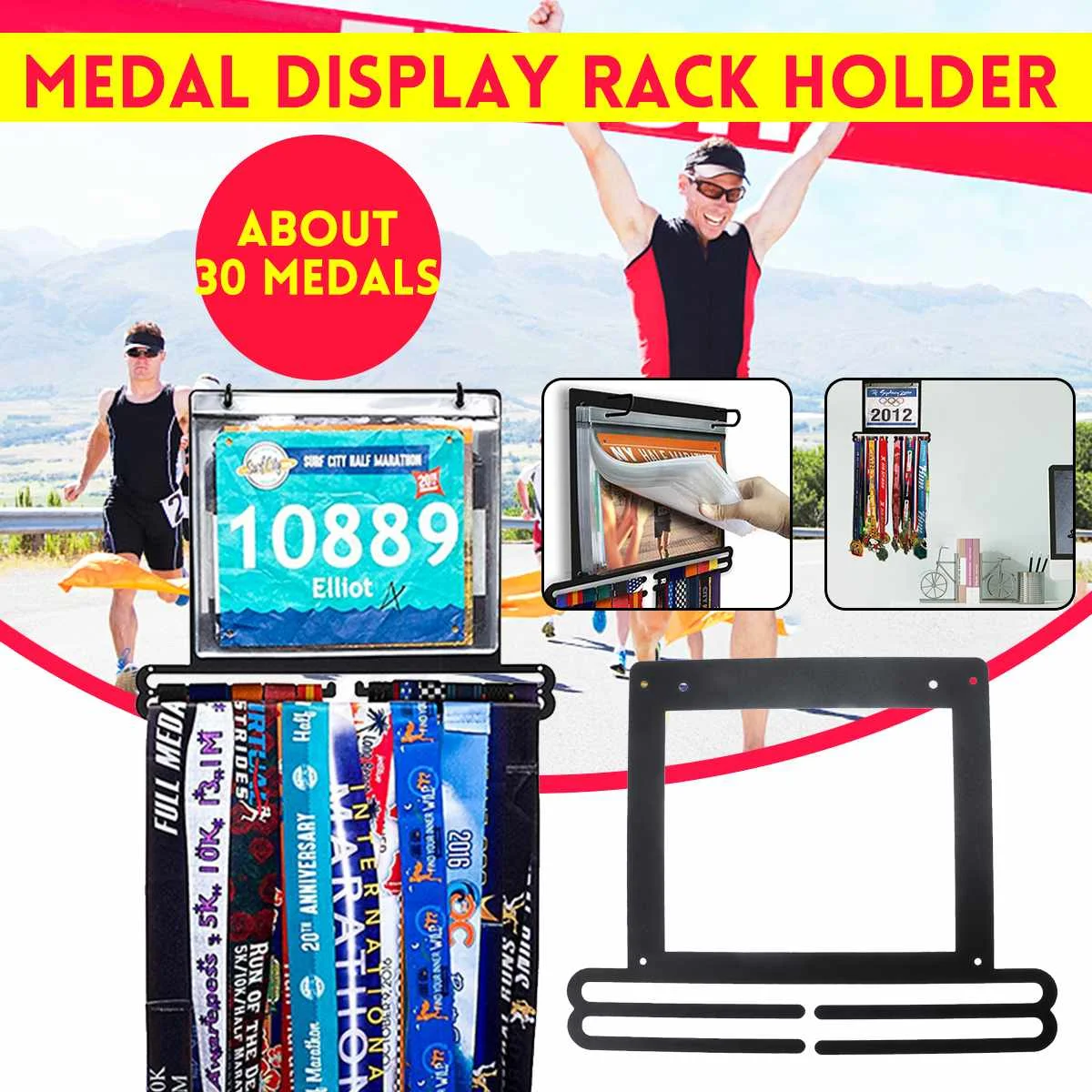 Medal Holder Medal Holder with Display Rack Bib Holder Sport Medal Display Hanger Running Sports Racing Medal Holder Sport
Medal Holder Medal Holder with Display Rack Bib Holder Sport Medal Display Hanger Running Sports Racing Medal Holder Sport