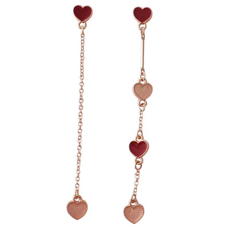 GU-204 S925 Silver Needle Metal Asymmetric Love Earrings Fashion All-match Chain Earrings Girls Earrings
GU-204 S925 Silver Needle Metal Asymmetric Love Earrings Fashion All-match Chain Earrings Girls Earrings