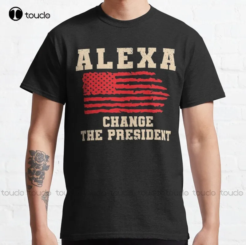 New Alexa Change The President 13 Classic T-Shirt White Dress Shirt For Men Unisex
New Alexa Change The President 13 Classic T-Shirt White Dress Shirt For Men Unisex