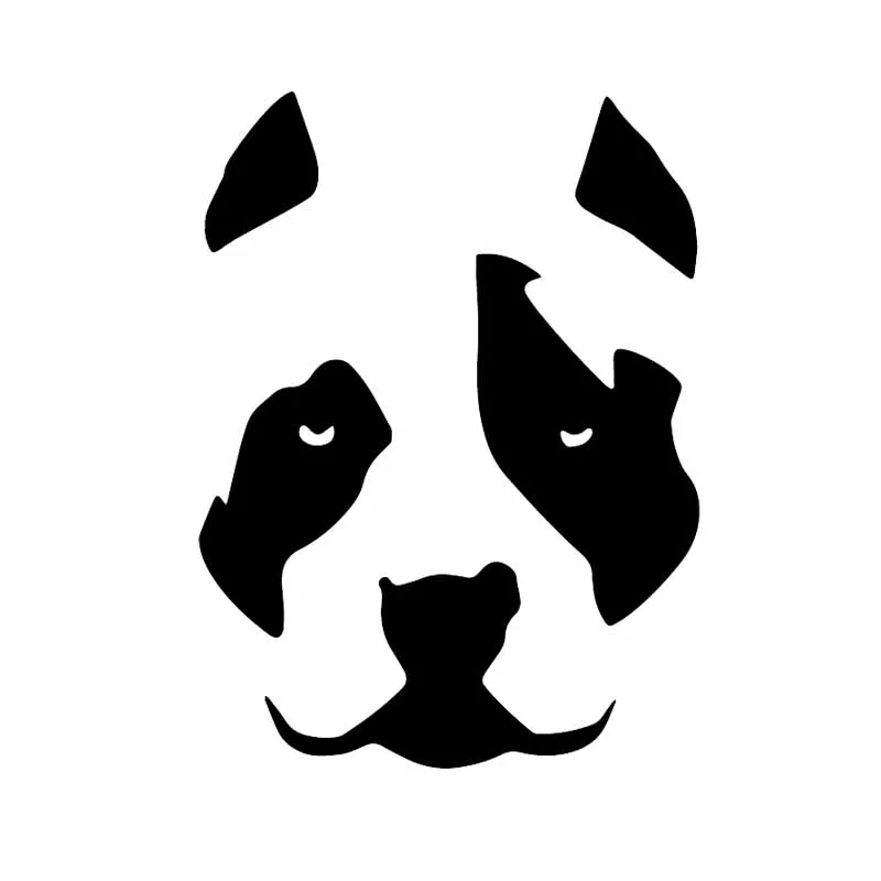 Creative Car Stickers: Dog Pit Bull Face PVC Window Decals In Black/silver 11.5 X 15.4cm
Creative Car Stickers: Dog Pit Bull Face PVC Window Decals In Black/silver 11.5 X 15.4cm