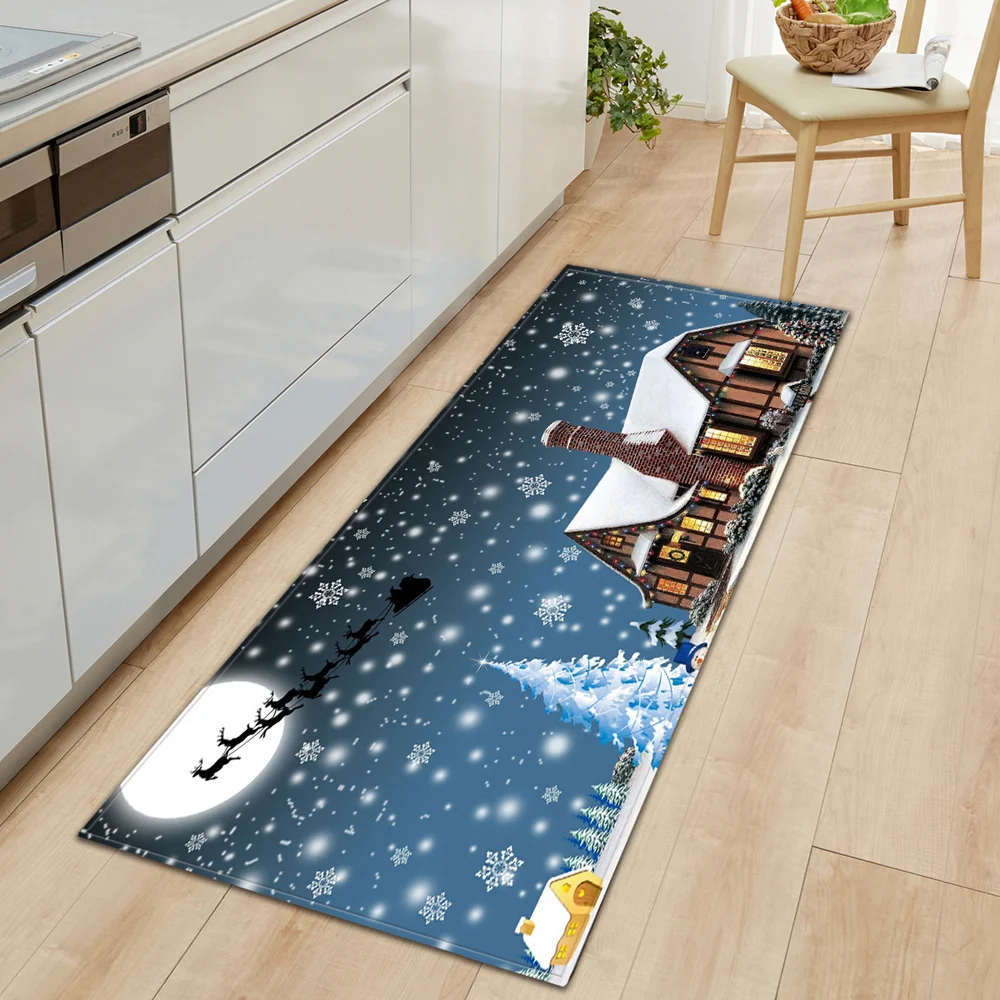 Christmas Pattern Entrance Doormat Kitchen Carpet Bathroom Living Room Bedroom Decor Rug Home Hallway Balcony Floor Non-Slip Mat
Christmas Pattern Entrance Doormat Kitchen Carpet Bathroom Living Room Bedroom Decor Rug Home Hallway Balcony Floor Non-Slip Mat