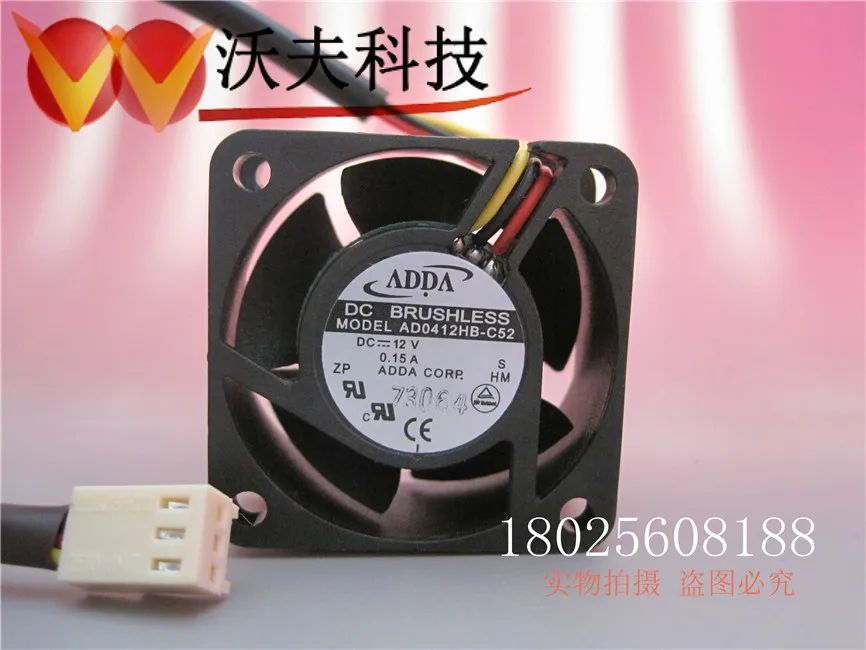 New original ADDA 4020 12V 0.15A AD0412HB-C52 4cm 40 * 40 * 20mm cooling fan
New original ADDA 4020 12V 0.15A AD0412HB-C52 4cm 40 * 40 * 20mm cooling fan