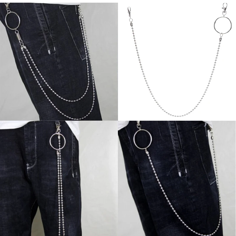 Punk Long Trousers Hipster Ball Chain Trousers Pant Jean Key Ring Unisex Hip Hop Waist Belt Jewelry Gift
Punk Long Trousers Hipster Ball Chain Trousers Pant Jean Key Ring Unisex Hip Hop Waist Belt Jewelry Gift