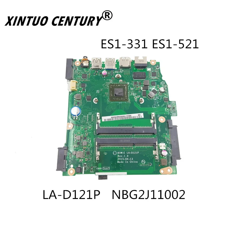 NBG2J11002 LA-D121P E1-6100 Процессор материнская плата для ноутбука Acer Aspire ES1-331 ES1-521 ES1-520 ES1-522
NBG2J11002 LA-D121P E1-6100 Процессор материнская плата для ноутбука Acer Aspire ES1-331 ES1-521 ES1-520 ES1-522
