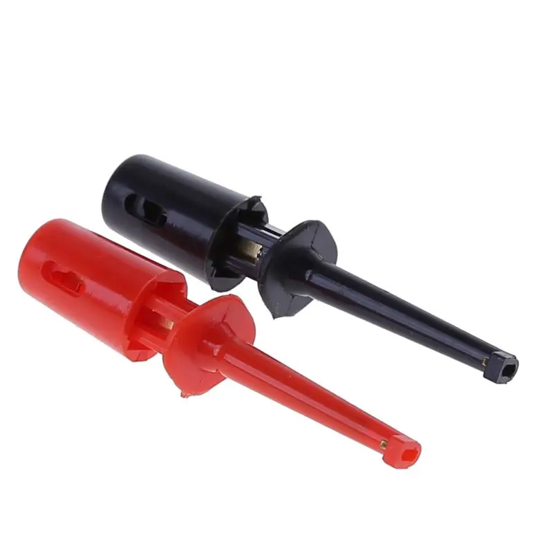 Morningmo New Single Hook Clip Test Probe Lead Wire Mini Grabber Kit For Multimeter 1 Pair
Morningmo New Single Hook Clip Test Probe Lead Wire Mini Grabber Kit For Multimeter 1 Pair