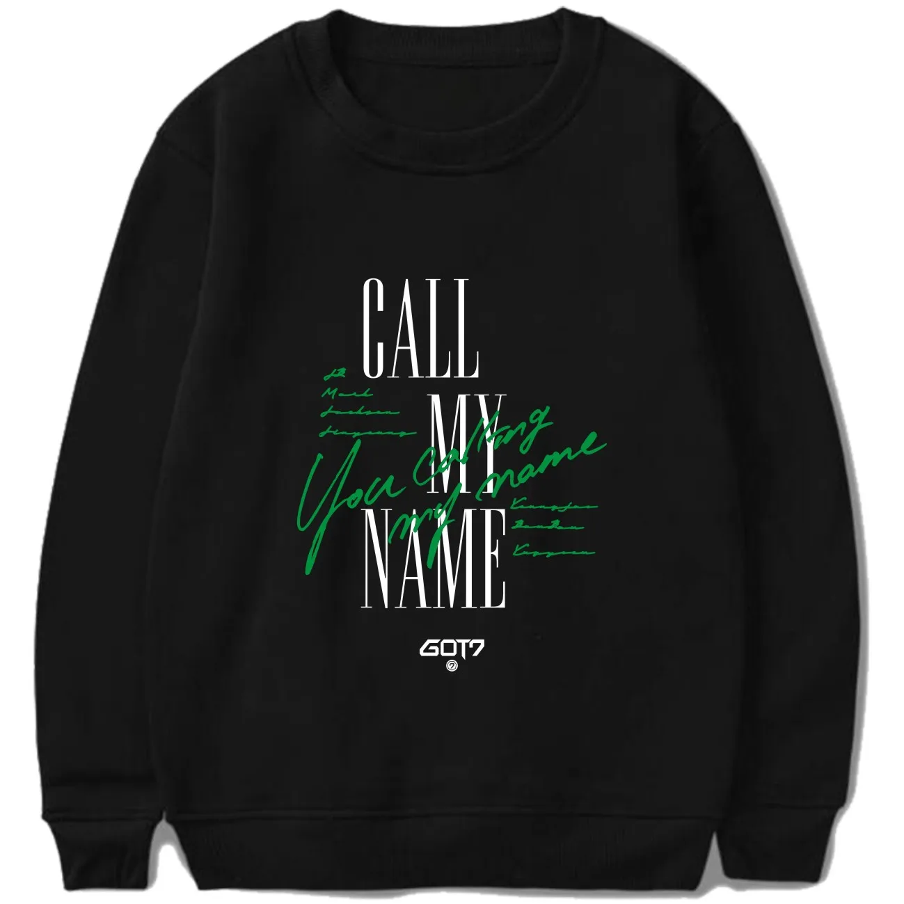Новое поступление, толстовка GOT7 с надписью My Name и круглым вырезом, популярная модель, свитшот для женщин и мужчин, одежда в стиле хип-хоп
Новое поступление, толстовка GOT7 с надписью My Name и круглым вырезом, популярная модель, свитшот для женщин и мужчин, одежда в стиле хип-хоп