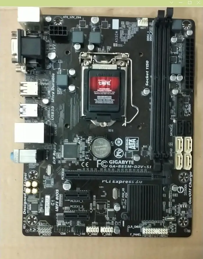 Настольная материнская плата GA-B85M-D2V-SI для intel LGA 1150 DDR3 B85M-D2V-SI USB2.0 USB3.0 16 Гб DVI VGA B85 Подержанный ПК компьютер.
Настольная материнская плата GA-B85M-D2V-SI для intel LGA 1150 DDR3 B85M-D2V-SI USB2.0 USB3.0 16 Гб DVI VGA B85 Подержанный ПК компьютер.