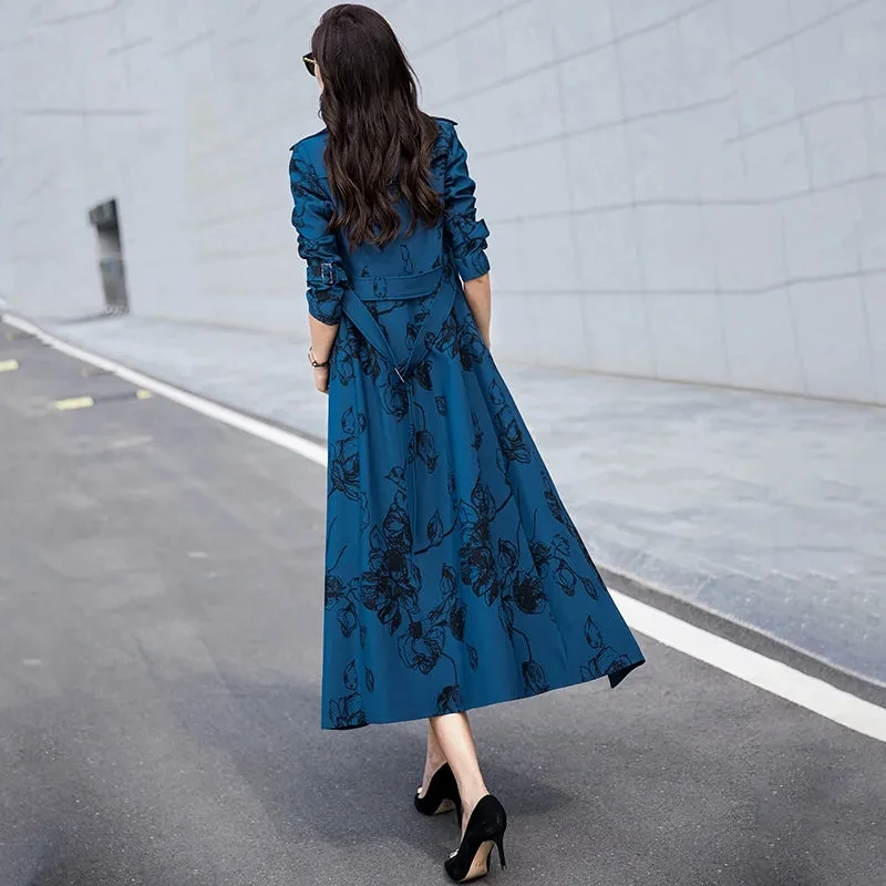 2022 Spring Autumn New Windbreaker Women's Fashion Print Over Knee Long Trench Coats High End Elegant Belt Overcoat 5XL W2420
2022 Spring Autumn New Windbreaker Women's Fashion Print Over Knee Long Trench Coats High End Elegant Belt Overcoat 5XL W2420