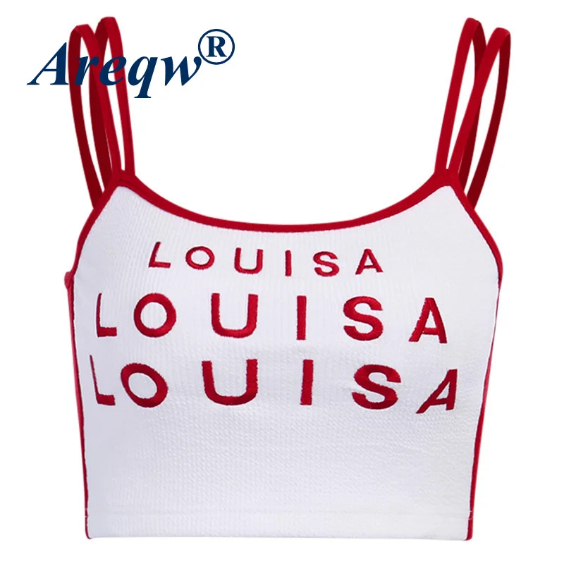 Fashion Casual Letter Logo Printing Umbilical Ultra Short Double Sling Cotton Summer Women
Fashion Casual Letter Logo Printing Umbilical Ultra Short Double Sling Cotton Summer Women