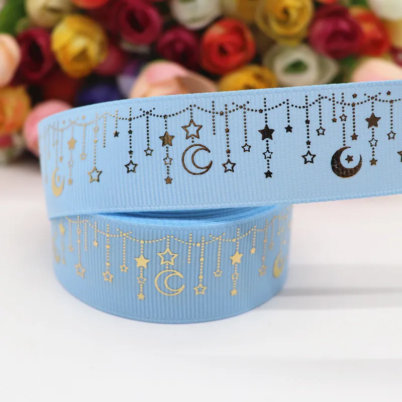 50 yards 1" 25MM 1.5" 38MM Grosgrain Ribbon Gold Stars Printed Ribbon For Hair Bows DIY Crafts Handmade Accessories M20081401
50 yards 1" 25MM 1.5" 38MM Grosgrain Ribbon Gold Stars Printed Ribbon For Hair Bows DIY Crafts Handmade Accessories M20081401