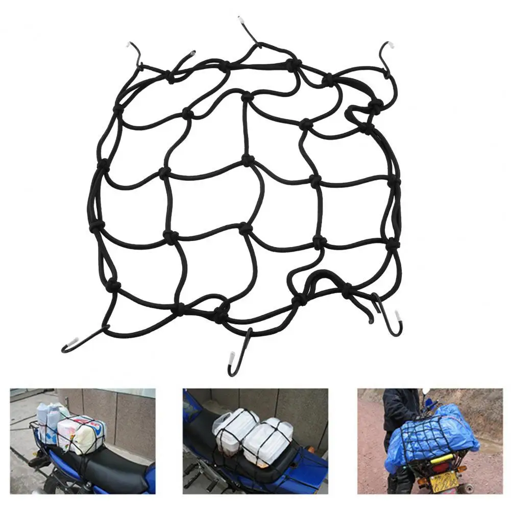 Universal Adjustable Bungee Cargo Net Universal 30cm x 30cm Black Fine Workmanship Luggage Mesh for Motorcycle Accessories
Universal Adjustable Bungee Cargo Net Universal 30cm x 30cm Black Fine Workmanship Luggage Mesh for Motorcycle Accessories