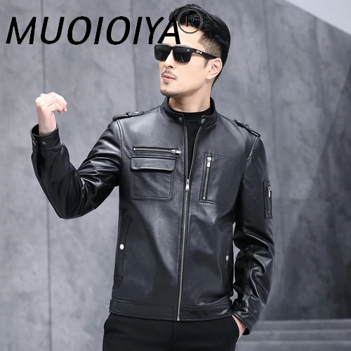 Куртка MUOIOYIA мужская из натуральной кожи, приталенный Байкерский Модный Пиджак из воловьей кожи, одежда для осени, 2022
Куртка MUOIOYIA мужская из натуральной кожи, приталенный Байкерский Модный Пиджак из воловьей кожи, одежда для осени, 2022