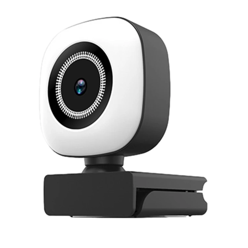 1080P Fill Light Computer Camera Auto Focus 2 Million Pixels Built-in Microphone Webcam Privacy Cover 360°Rotation
1080P Fill Light Computer Camera Auto Focus 2 Million Pixels Built-in Microphone Webcam Privacy Cover 360°Rotation
