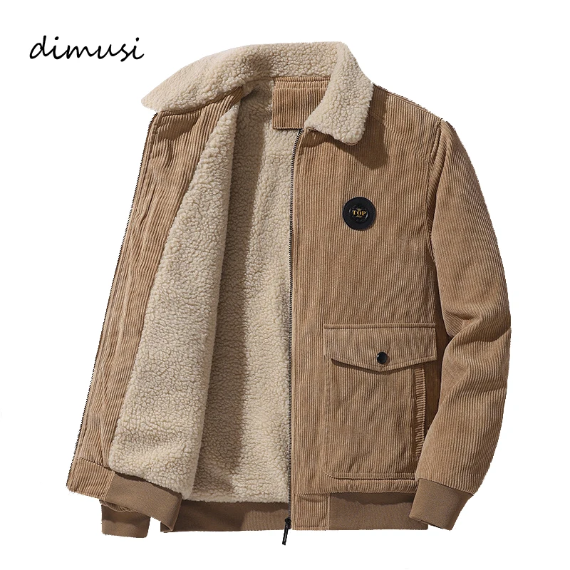 DIMUSI Winter Men's Bomber Jacket Fashion Male Fleece Warm Corduroy Padded Coats Casual Outwear Thermal Jackets Mens Clothing
DIMUSI Winter Men's Bomber Jacket Fashion Male Fleece Warm Corduroy Padded Coats Casual Outwear Thermal Jackets Mens Clothing