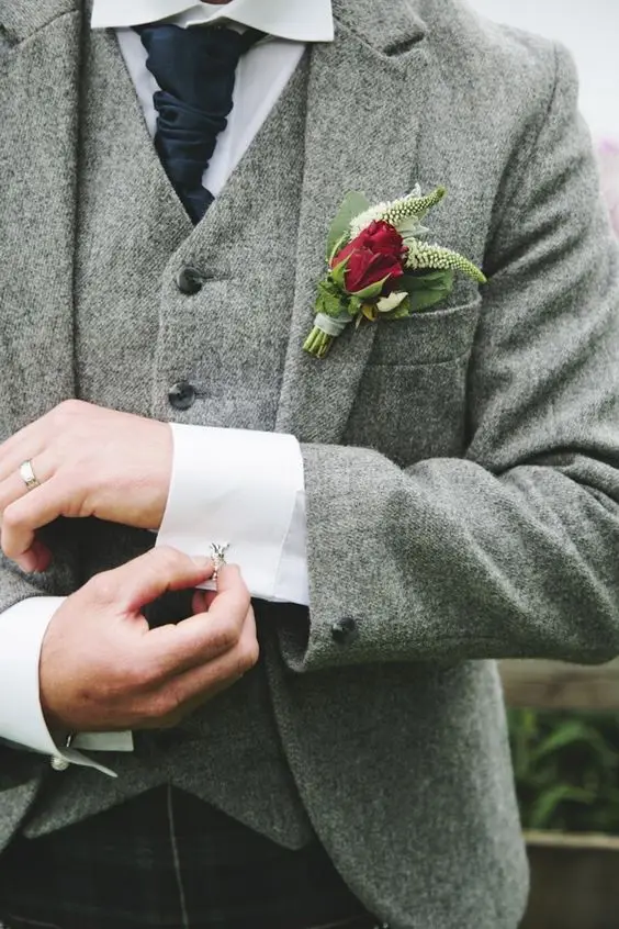 Latest Coat Pant Designs Grey Tweed Men Suit Blazer Groom Prom Suits Slim Fit 3 Piece Custom Tuxedo Masculino Jacket+Pant+Vest 3
Latest Coat Pant Designs Grey Tweed Men Suit Blazer Groom Prom Suits Slim Fit 3 Piece Custom Tuxedo Masculino Jacket+Pant+Vest 3