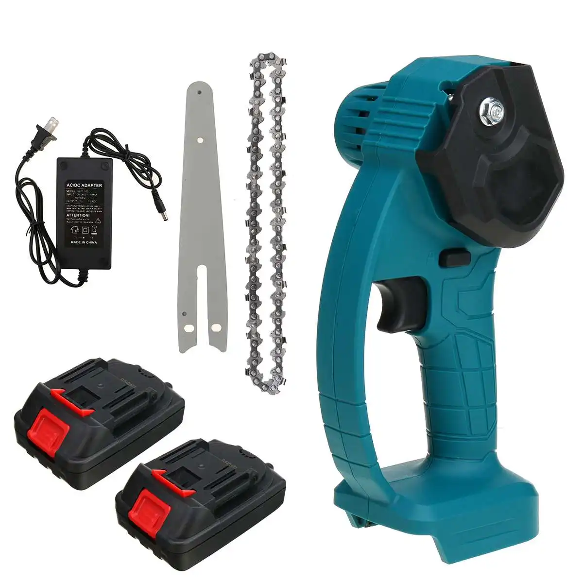1200W 6 Inch 24V Electric Chain Saw With Battery Garden Pruning Logging Saw Woodworking Power Tools Adapt to Makiita Battery 
1200W 6 Inch 24V Electric Chain Saw With Battery Garden Pruning Logging Saw Woodworking Power Tools Adapt to Makiita Battery