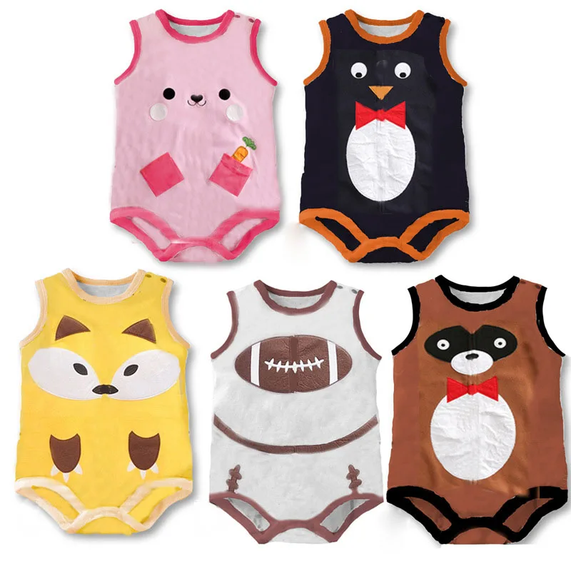 Cute Baby Cartoon Print Bodysuit Clothing Cotton Sleeveless One Piece Bodysuits For Summer Baby Clothes NB-18M
Cute Baby Cartoon Print Bodysuit Clothing Cotton Sleeveless One Piece Bodysuits For Summer Baby Clothes NB-18M