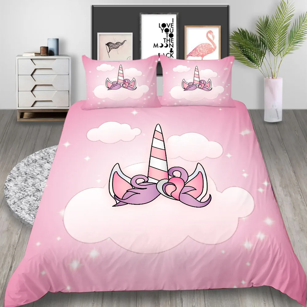3D New Products Unicorn Printing Bedding Sets Queen/Twin/King Size Duvet Cover Christmas Decoration For Home
3D New Products Unicorn Printing Bedding Sets Queen/Twin/King Size Duvet Cover Christmas Decoration For Home