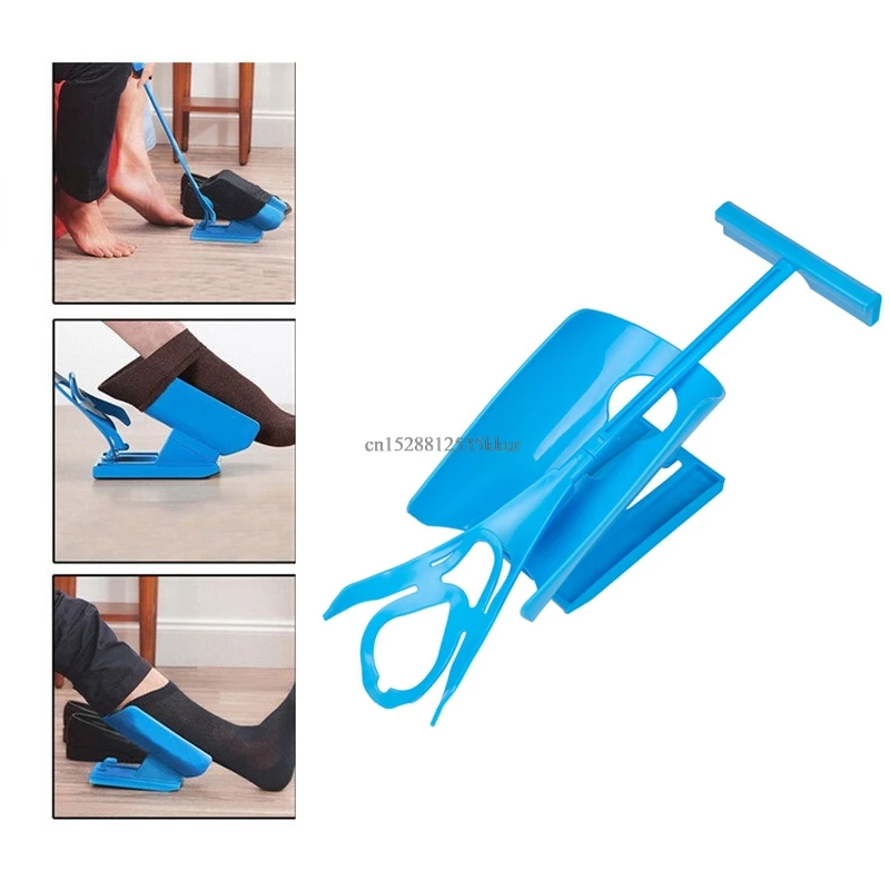 Pregnant Elder Sock Wearing Shoe Horn Device Slider Easy on /off Sock Aid Kit Shoe Horn Device No Bending Stretching Straining
Pregnant Elder Sock Wearing Shoe Horn Device Slider Easy on /off Sock Aid Kit Shoe Horn Device No Bending Stretching Straining