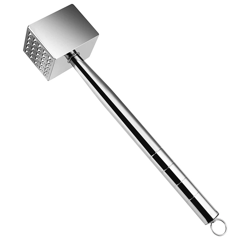 Meat Tenderizer,Meat Tenderizer Tool Stainless Steel,Heavy Duty Meat Mallet,Meat Pounder For Tenderizing Steak/Chicken 
Meat Tenderizer,Meat Tenderizer Tool Stainless Steel,Heavy Duty Meat Mallet,Meat Pounder For Tenderizing Steak/Chicken