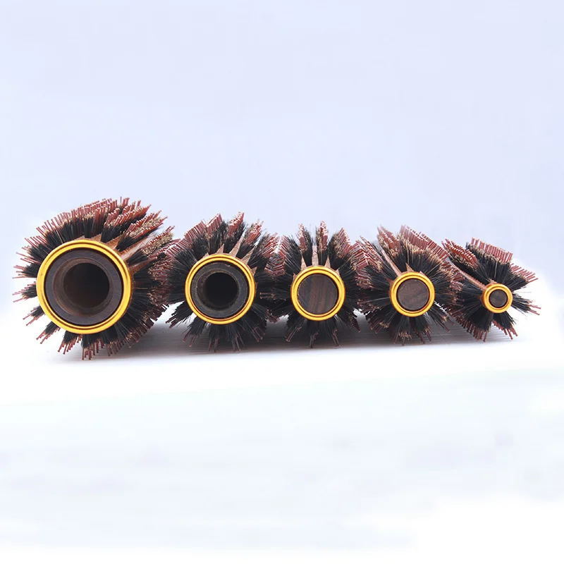 IRUI 1pc Natural Boar Bristle Round Brush Wooden Handle Hair Rolling Brush For Hair Drying Styling Curling
IRUI 1pc Natural Boar Bristle Round Brush Wooden Handle Hair Rolling Brush For Hair Drying Styling Curling