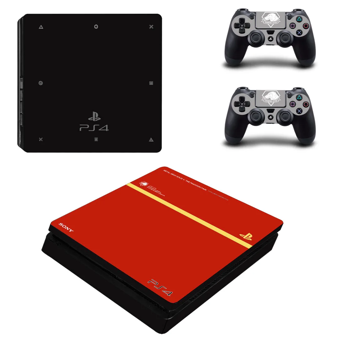 

Metal Gear Solid PS4 Slim Skin Sticker For Sony PlayStation 4 Console and Controllers PS4 Slim Skins Sticker Decal Vinyl