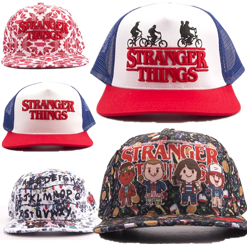 Movie Stranger things cosplay Periphery Things Embroidery Embroidered Hip Hop Hat Special Offer Fashion Holiday Gift Unisex
Movie Stranger things cosplay Periphery Things Embroidery Embroidered Hip Hop Hat Special Offer Fashion Holiday Gift Unisex