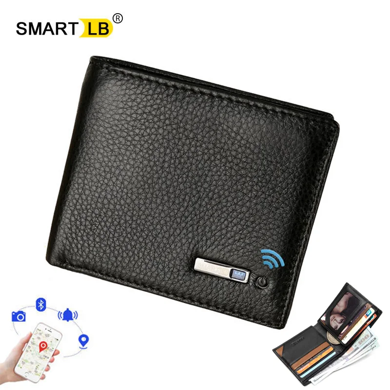 Smart Portemonnee Bluetooth Anti-Verloren Echt Leer Mannen Portefeuilles Soft Leather Hoge Kwaliteit Zakelijke Portemonnee
Smart Portemonnee Bluetooth Anti-Verloren Echt Leer Mannen Portefeuilles Soft Leather Hoge Kwaliteit Zakelijke Portemonnee