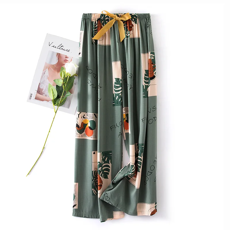 2020 Latest Summer Cotton Thin Home Pants Women Sleep Bottoms Cute Elastic Casual Pajama Pants Womens Pijama Mujer Trousers
2020 Latest Summer Cotton Thin Home Pants Women Sleep Bottoms Cute Elastic Casual Pajama Pants Womens Pijama Mujer Trousers