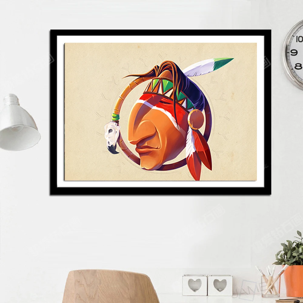 Full Diamond Painting Indian Portrait Illustration Cross Stitch Embroidery Rhinestone Decorative Painting Personality Art 5D DIY
Full Diamond Painting Indian Portrait Illustration Cross Stitch Embroidery Rhinestone Decorative Painting Personality Art 5D DIY