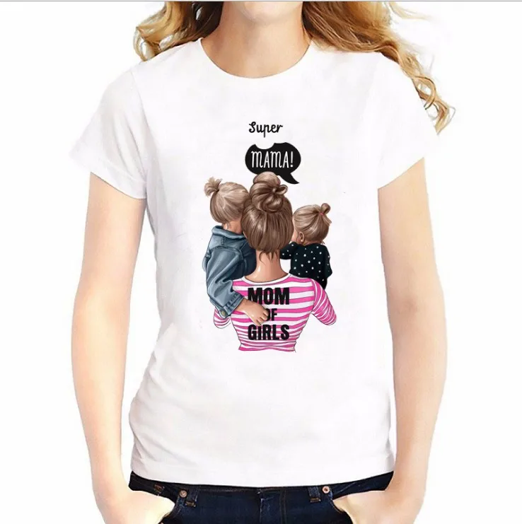 Maycaur Mother's Love Print Female T-shirt Mom and Daughter Summer T Shirt Women Super Mom Vintage Harajuku Femme Tees Shirts
Maycaur Mother's Love Print Female T-shirt Mom and Daughter Summer T Shirt Women Super Mom Vintage Harajuku Femme Tees Shirts