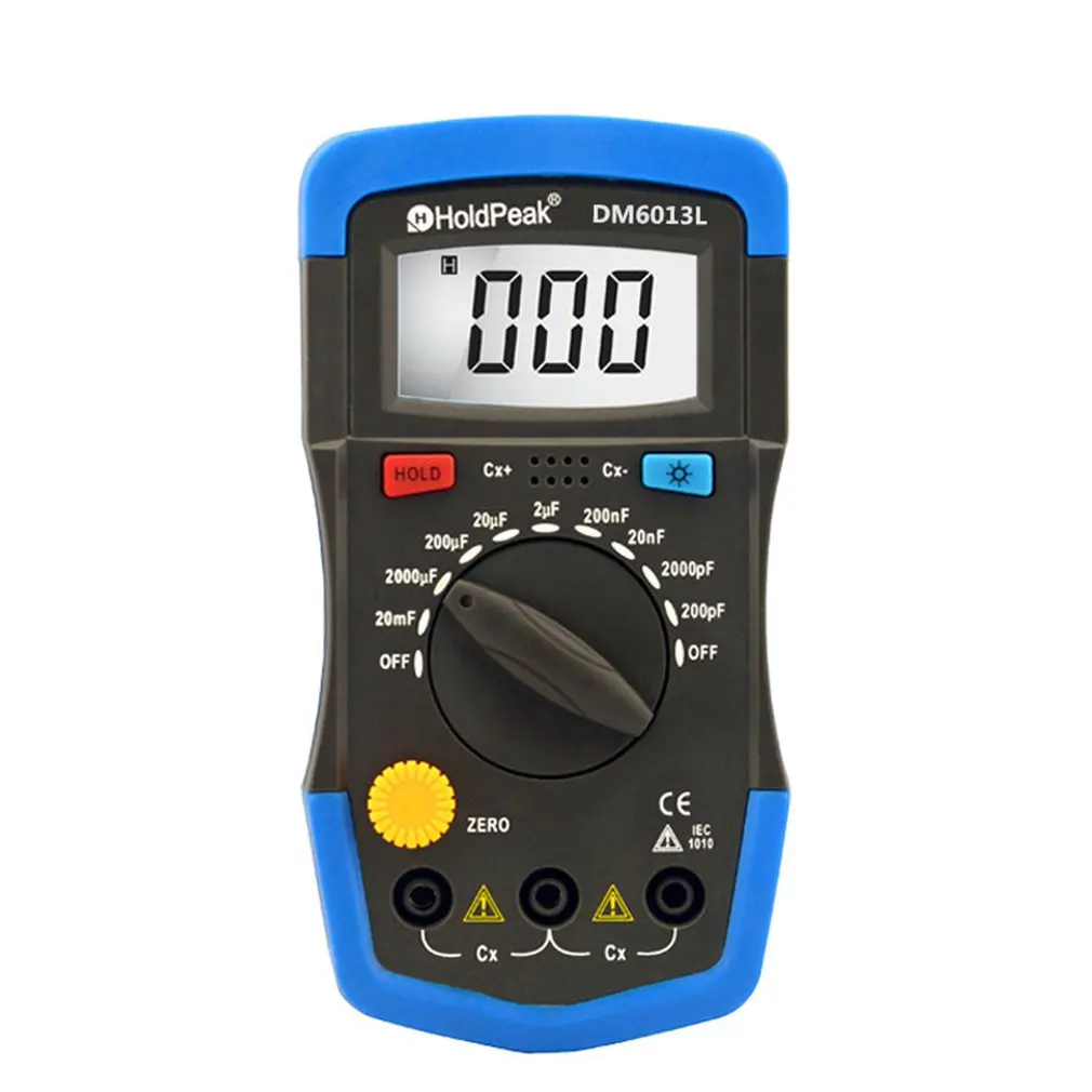 DM6013L Портативный портативный цифровой постоянной ёмкости, универсальный конденсатор с алюминиевой крышкой, 1999 счетчик тестер 200pF ~ 20mF удерж...
DM6013L Портативный портативный цифровой постоянной ёмкости, универсальный конденсатор с алюминиевой крышкой, 1999 счетчик тестер 200pF ~ 20mF удерж...