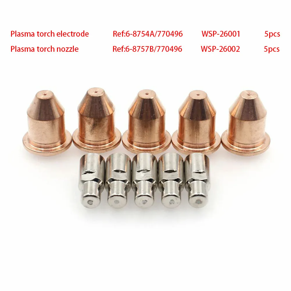 10pcs WS OEMed Plasma Cutting Consumables 6-8754A/770496 WSP-26001 6-8757B/770496 WSP-26002 Plasma Cutting Torch Nozzle Ref
10pcs WS OEMed Plasma Cutting Consumables 6-8754A/770496 WSP-26001 6-8757B/770496 WSP-26002 Plasma Cutting Torch Nozzle Ref