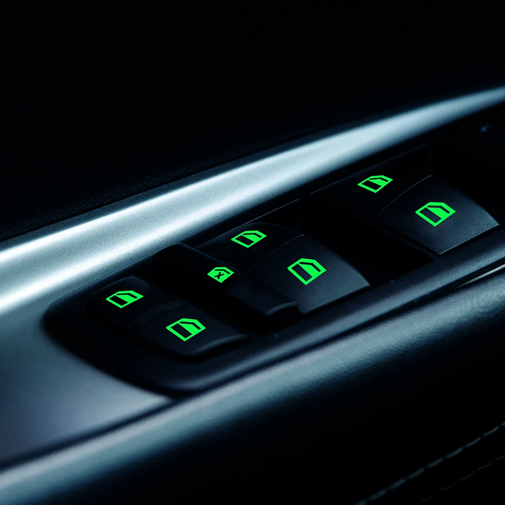 Автомобильная дверь окна лифт кнопка наклейка для volkswagen golf audi a4 b8 chevrolet cruze nissan