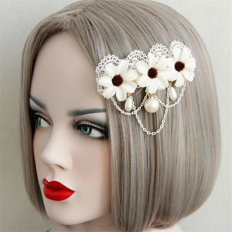 Spring Hairpins Ornaments Ribbon Flower Lace Hair Pin Fashion Hair Clips Ponytail Holder Hairgrips Hair Accessories for Women 
Spring Hairpins Ornaments Ribbon Flower Lace Hair Pin Fashion Hair Clips Ponytail Holder Hairgrips Hair Accessories for Women