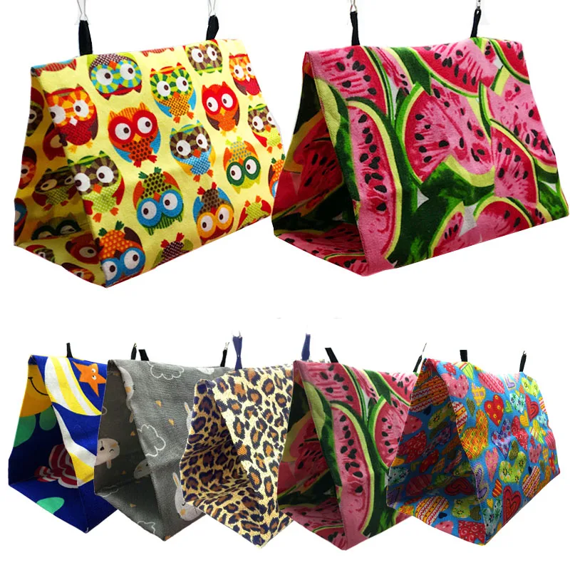 Colorful Parrot Cage Mini Pet Cage Bird Toys Winter Warm Bird Swing Bed House Cotton Household Ferret Hammock Hanging Nest
Colorful Parrot Cage Mini Pet Cage Bird Toys Winter Warm Bird Swing Bed House Cotton Household Ferret Hammock Hanging Nest